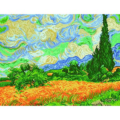 DIAMOND DOTZ Diamond Painting Kit Wheat Fields Design
