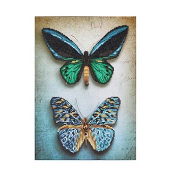 DIAMOND DOTZ Diamond Painting Kit Antique Butterflies Design