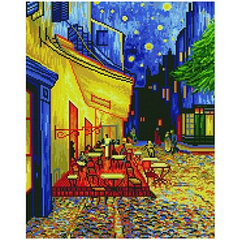 DIAMOND DOTZ Diamond Painting Kit & Cafe at Night Design