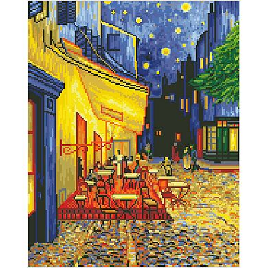 DIAMOND DOTZ Diamond Painting Kit & Cafe at Night Design