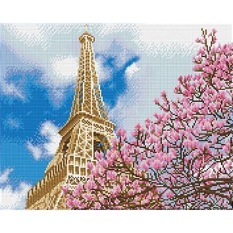 DIAMOND DOTZ Diamond Painting Kit & Eiffel Tower Design