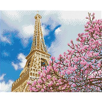 DIAMOND DOTZ Diamond Painting Kit & Eiffel Tower Design