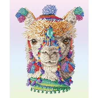 DIAMOND DOTZ Diamond Painting Kit & Bohemian Alpaca Design