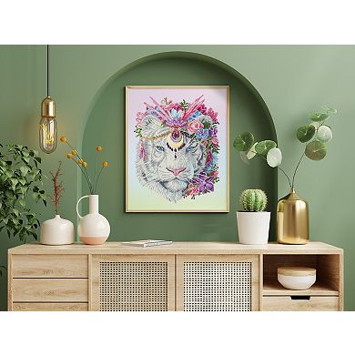 DIAMOND DOTZ Diamond Painting Kit & Bohemian Tiger Design