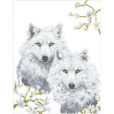 DIAMOND DOTZ Diamond Painting Kit - Winter Wolves Design