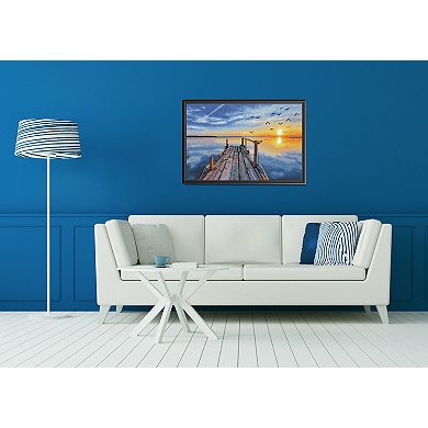 DIAMOND DOTZ Diamond Painting Kit & Sunset Jetty Design