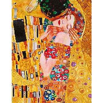 DIAMOND DOTZ Diamond Painting Kit - The Kiss Klimt Design