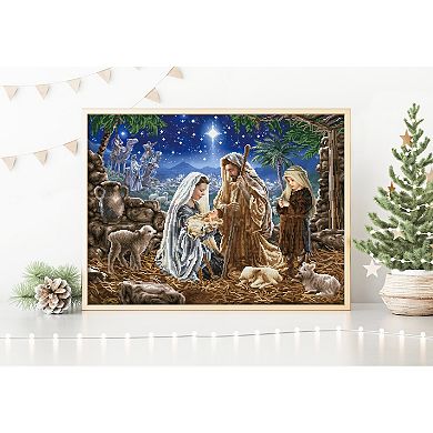 Diamond Dotz Diamond Painting Let Us Adore Him Design Kit