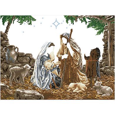 Diamond Dotz Diamond Painting Let Us Adore Him Design Kit