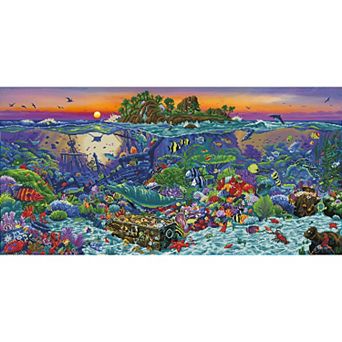 DIAMOND DOTZ Diamond Painting Coral Reef Island Design Kit