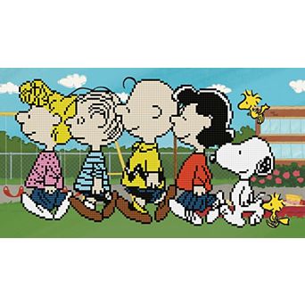 DIAMOND DOTZ Diamond Painting The Peanuts Gang Design Kit