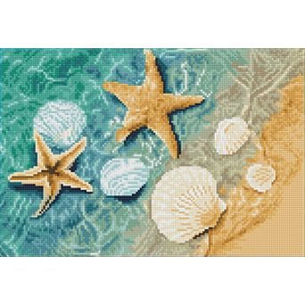 DIAMOND DOTZ Diamond Painting Coastal Shells Design Kit