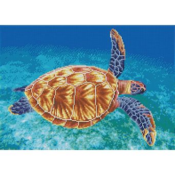 DIAMOND DOTZ Diamond Painting Kit Graceful Swimmer Design