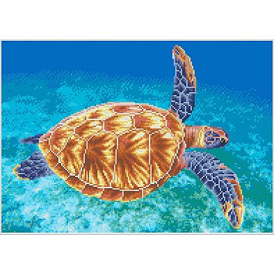 DIAMOND DOTZ Diamond Painting Kit Graceful Swimmer Design