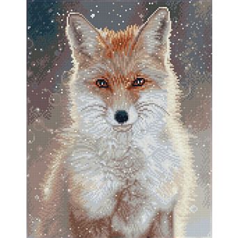 DIAMOND DOTZ Diamond Painting Kit-Snowflake Fox Design