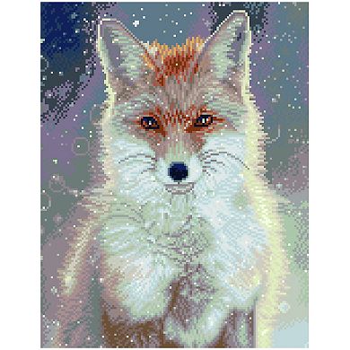 DIAMOND DOTZ Diamond Painting Kit-Snowflake Fox Design