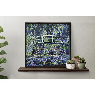 DIAMOND DOTZ Diamond Painting Kit Water Lilies & Japanese Bridge Design