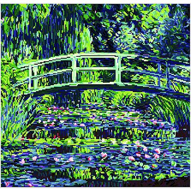 DIAMOND DOTZ Diamond Painting Kit Water Lilies & Japanese Bridge Design