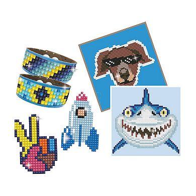 DIAMOND DOTZ Diamond Art Kit & 14 Colors