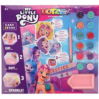 DIAMOND DOTZ My Little Pony Dotzies 2 pc Sticker & Bracelet Activity Set