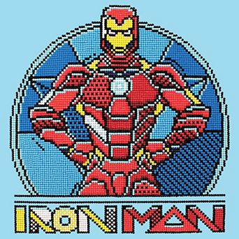 DIAMOND DOTZ Diamond Painting Kit Marvel Iron Man Design