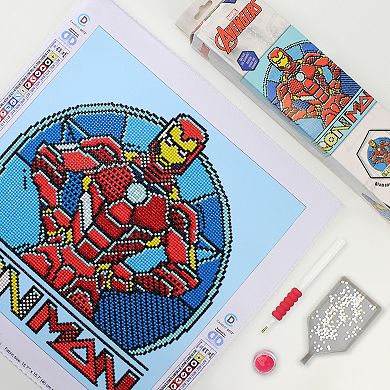 DIAMOND DOTZ Diamond Painting Kit Marvel Iron Man Design