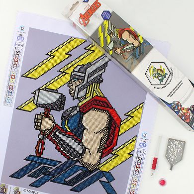 DIAMOND DOTZ Diamond Painting Kit Marvel Thor Thunder Design