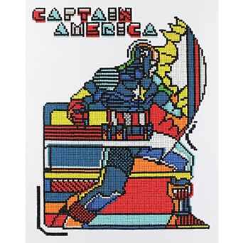 DIAMOND DOTZ Diamond Painting Kit Marvel Captain America Design