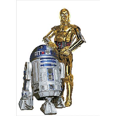 DIAMOND DOTZ Diamond Painting Kit Star Wars Droids Design