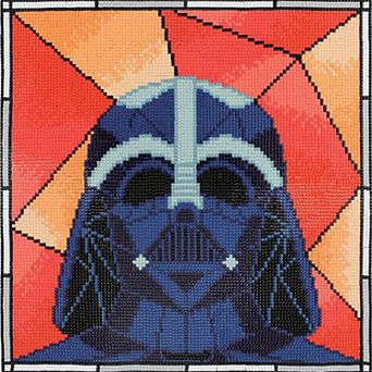 DIAMOND DOTZ Diamond Painting Kit Star Wars Darth Vader Stained Glass Design