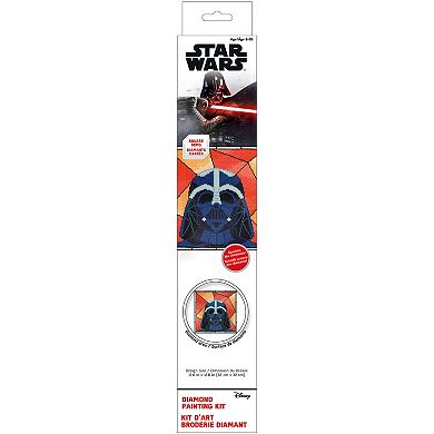 DIAMOND DOTZ Diamond Painting Kit Star Wars Darth Vader Stained Glass Design