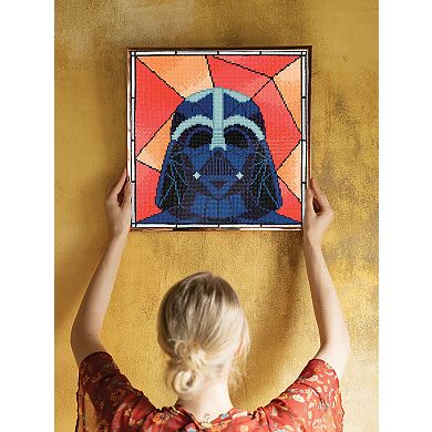 DIAMOND DOTZ Diamond Painting Kit Star Wars Darth Vader Stained Glass Design