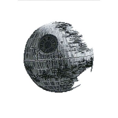 DIAMOND DOTZ Diamond Painting Kit Star Wars The Death Star Design