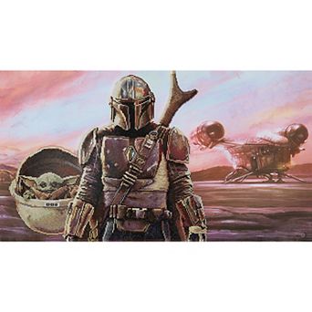 DIAMOND DOTZ Diamond Painting Kit The Mandalorian Panorama Design