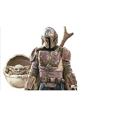 DIAMOND DOTZ Diamond Painting Kit The Mandalorian Panorama Design