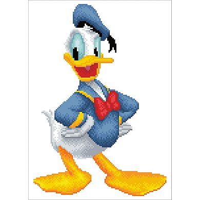 DIAMOND DOTZ Diamond Painting Kit Disney's Donald Duck Design