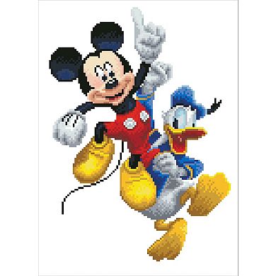 DIAMOND DOTZ Diamond Painting Kit Disney's Mickey & Donald Design