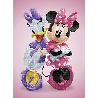 DIAMOND DOTZ Diamond Painting Kit Disney's Minnie & Daisy Design