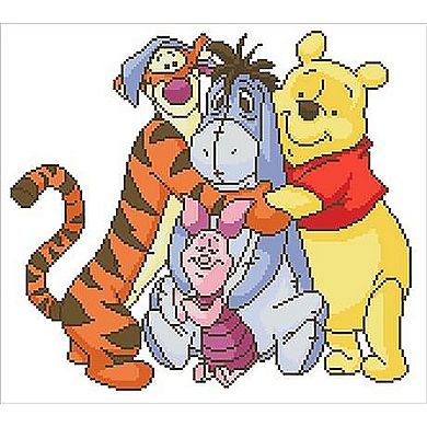 DIAMOND DOTZ Diamond Painting Kit Winnie The Pooh & Friends Design