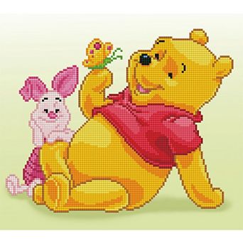DIAMOND DOTZ Diamond Painting Kit Winnie The Pooh & Piglet Design