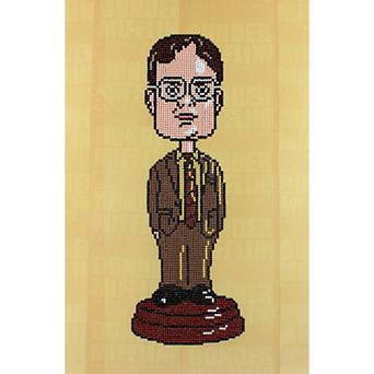 DIAMOND DOTZ Diamond Painting Kit The Office Dwight Bobblehead Design