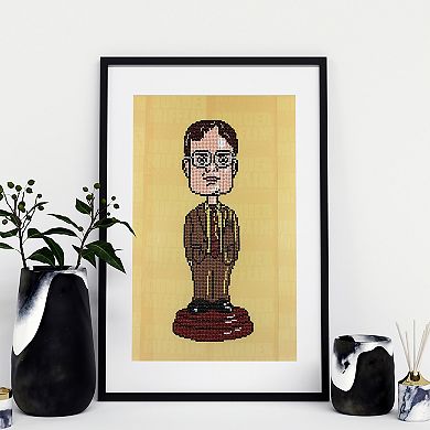 DIAMOND DOTZ Diamond Painting Kit The Office Dwight Bobblehead Design