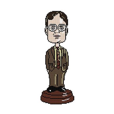 DIAMOND DOTZ Diamond Painting Kit The Office Dwight Bobblehead Design