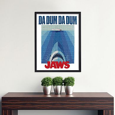 DIAMOND DOTZ Diamond Painting Kit JAWS Da Dum Design