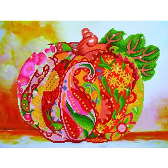 DIAMOND DOTZ Diamond Painting Kit Autumn Pumpkin Rose Design