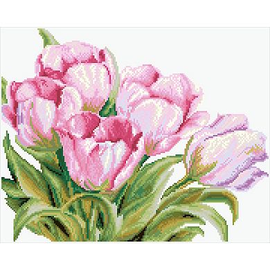 DIAMOND DOTZ Diamond Painting Kit Tulip Swathe Design