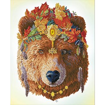 DIAMOND DOTZ Diamond Painting Kit & Bohemian Bear Design