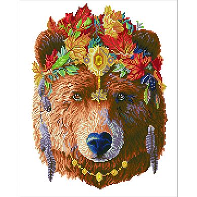 DIAMOND DOTZ Diamond Painting Kit & Bohemian Bear Design