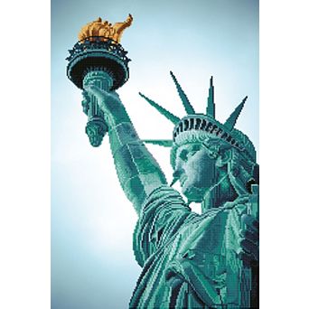 DIAMOND DOTZ Diamond Painting Kit & Statue of Liberty Design