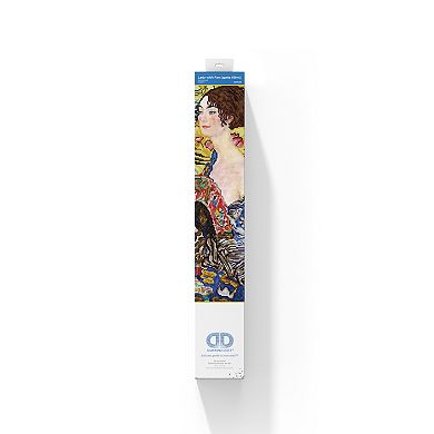 DIAMOND DOTZ Diamond Painting Kit & Lady with Fan Design